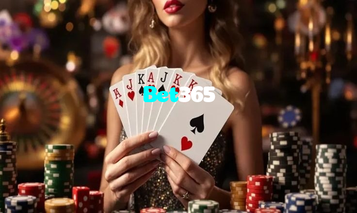 Bet365 casino presented on mobile device in Pakistan with slots and live games