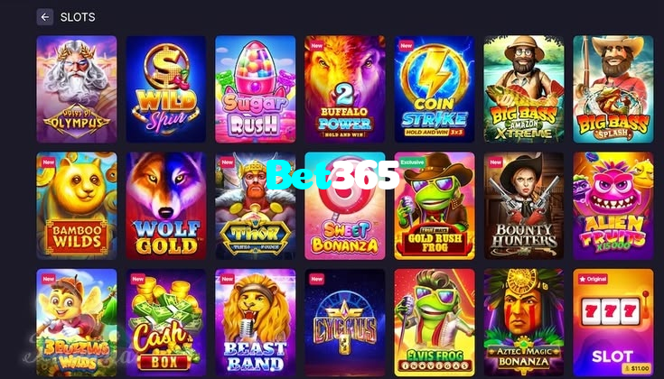 Bet365 casino presented on mobile device in Pakistan with slots and live games